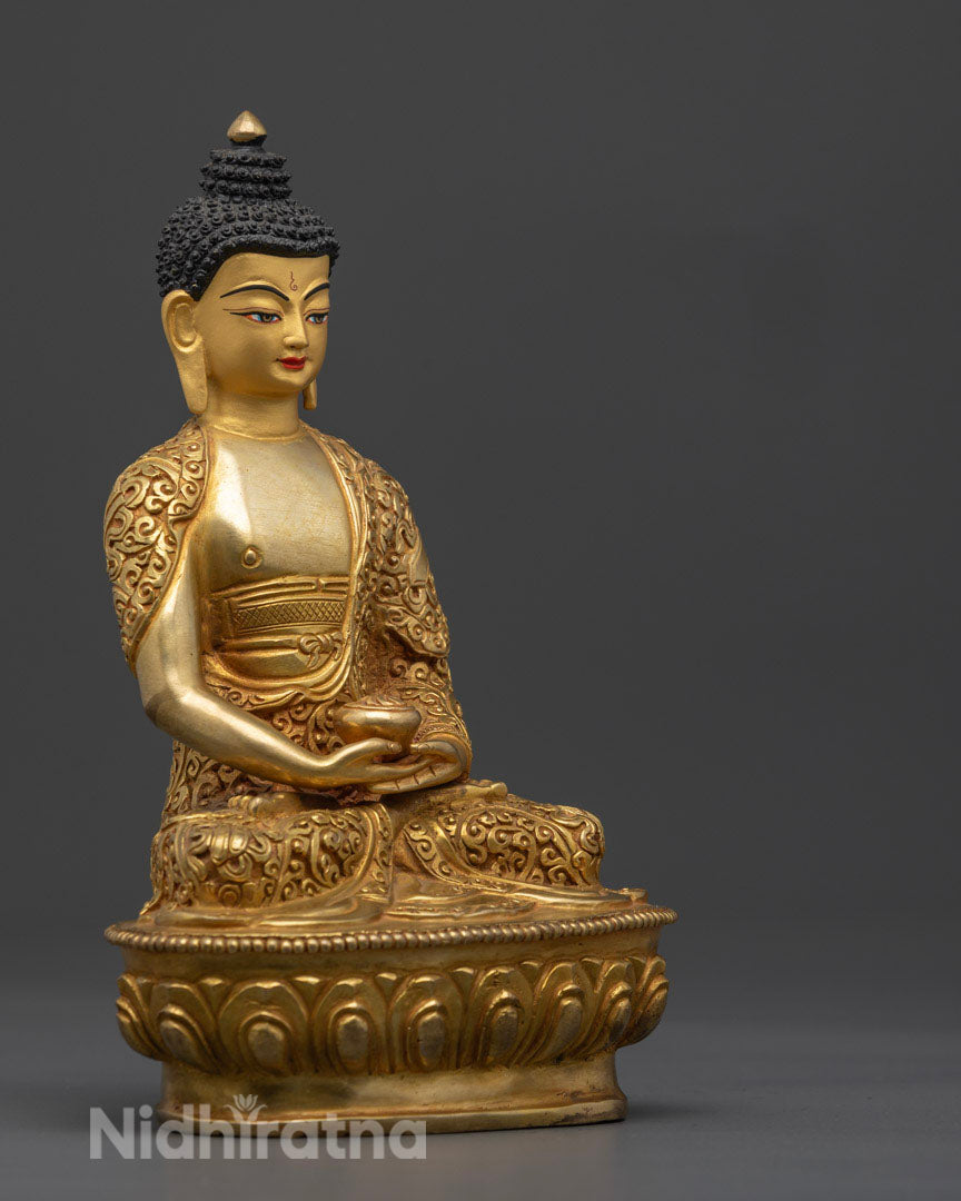 Handcrafted Five Buddha Set Statue to Invite Enlightenment