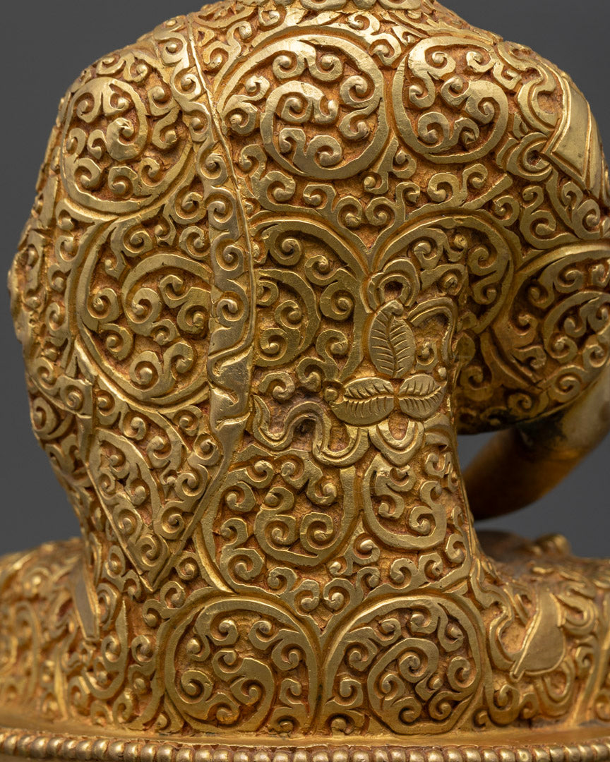 Handcrafted Five Buddha Set Statue to Invite Enlightenment