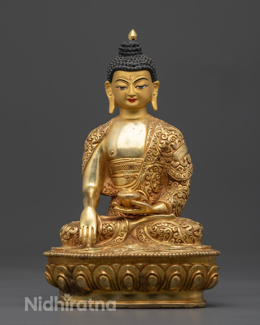 Handcrafted Five Buddha Set Statue to Invite Enlightenment