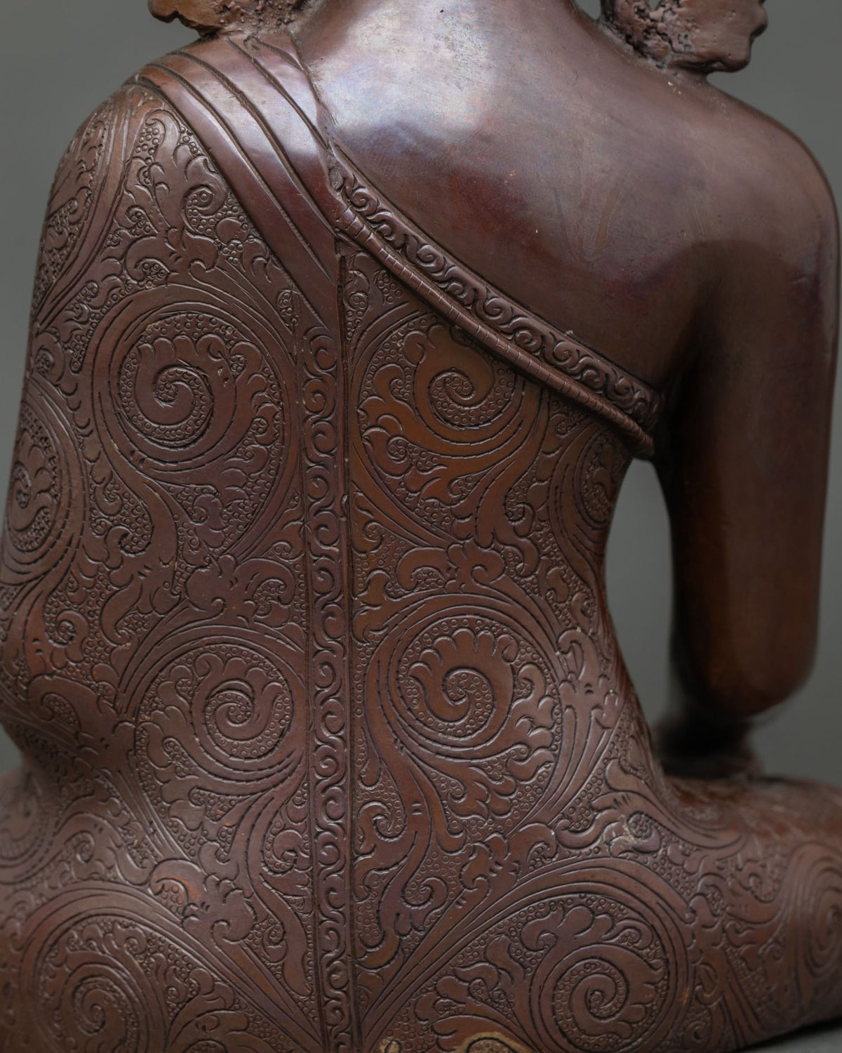Earth-Touching Shakyamuni Buddha Statue | Zen Decor for Meditation Room