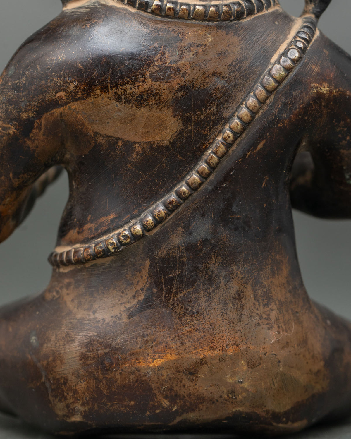 Little Ganesh Statue | Oxidized Copper Buddhist Artwork