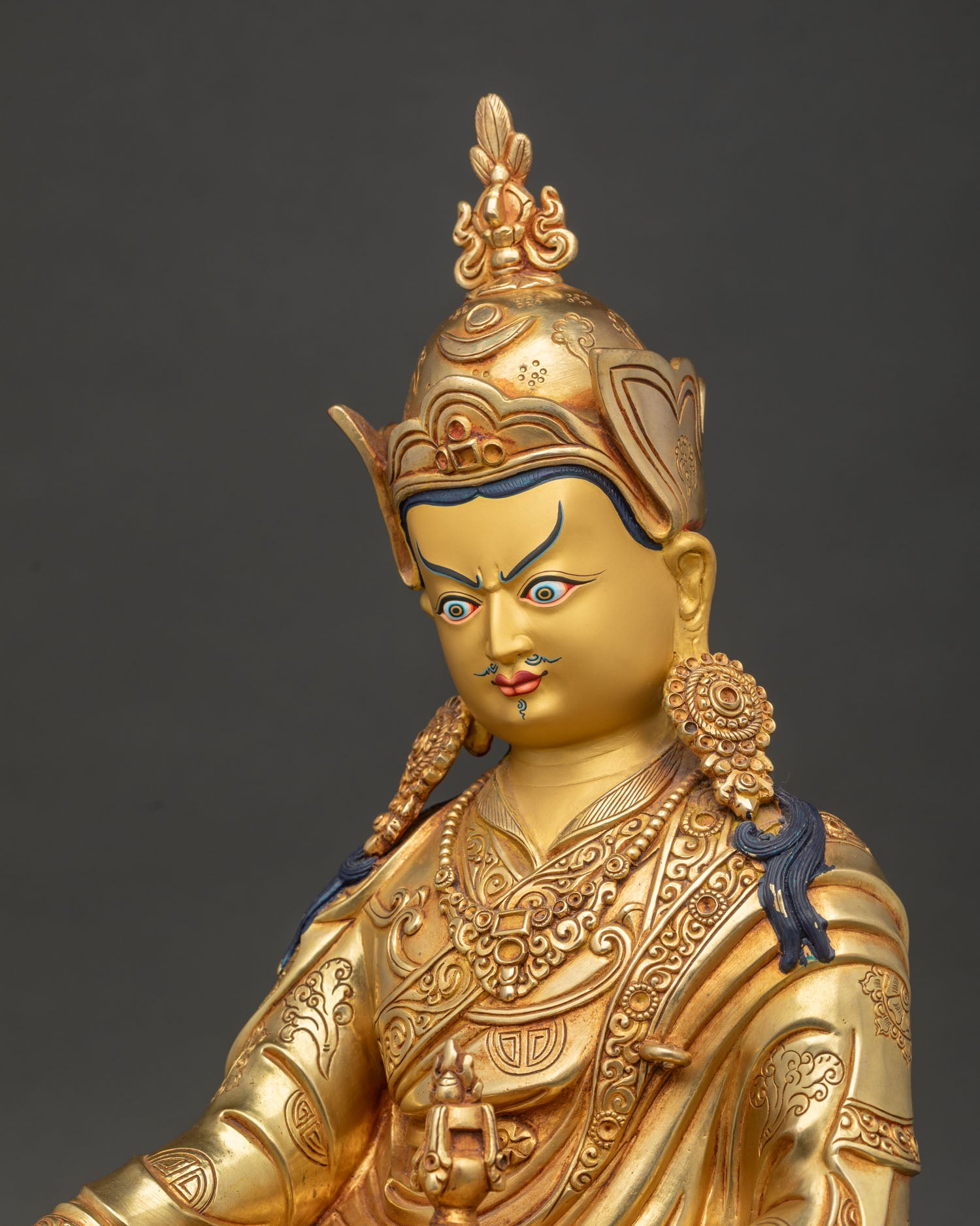 Guru Pema Jungne Statue for Meditation | Nepalese Art & Craft
