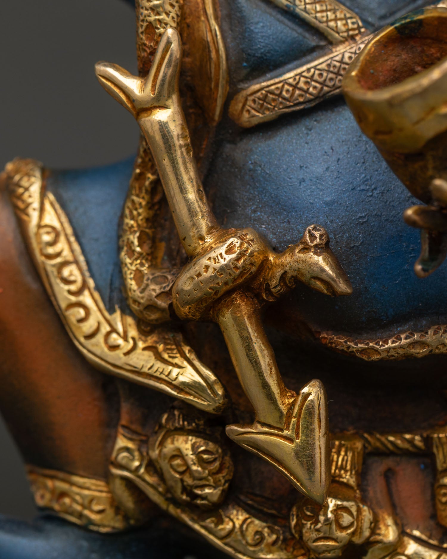 Mahakala Bernagchen Statue | Lost Wax Cast Sacred Artwork