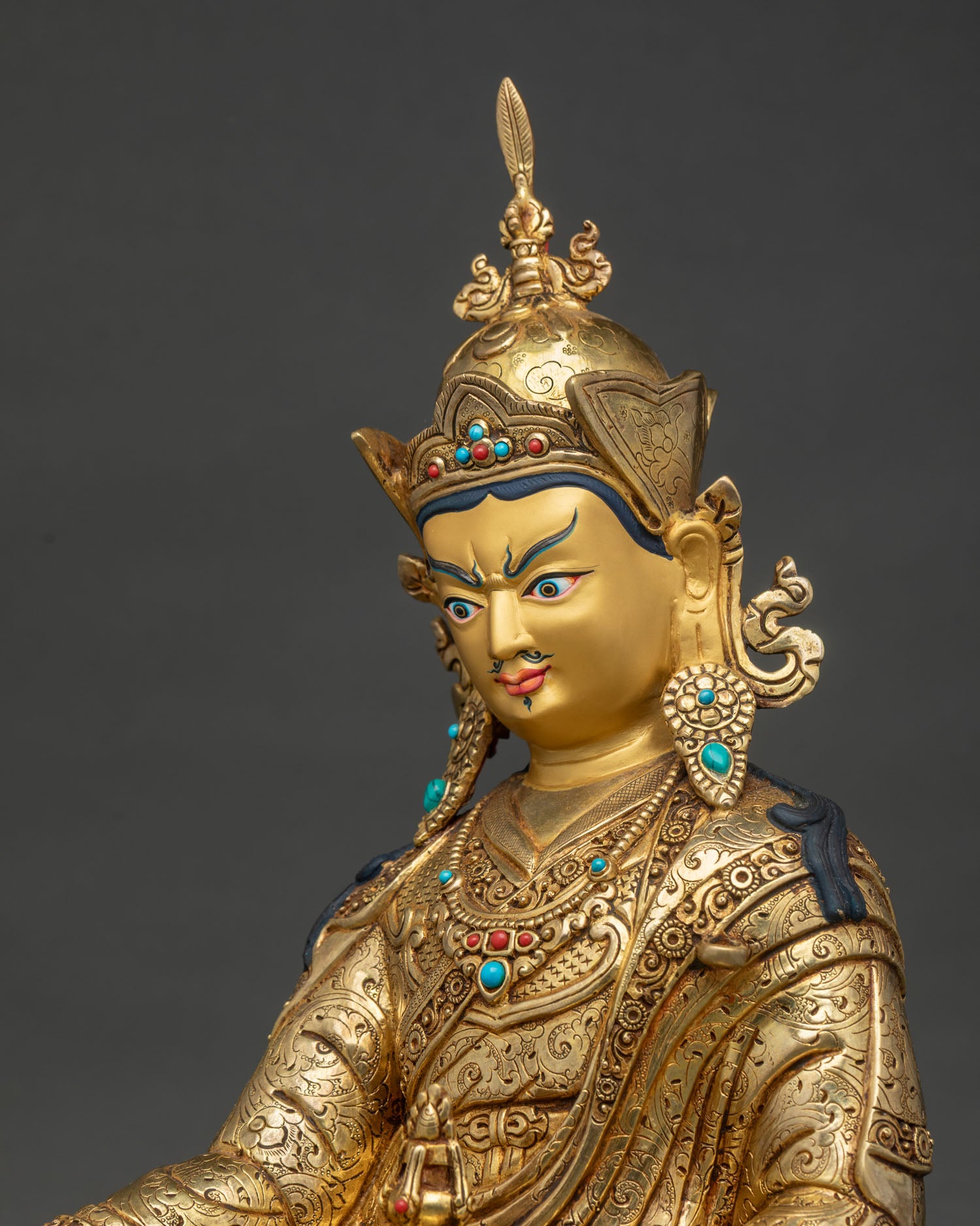 Guru Rinpoche Statue | Authentic Nepal Buddhist Statue