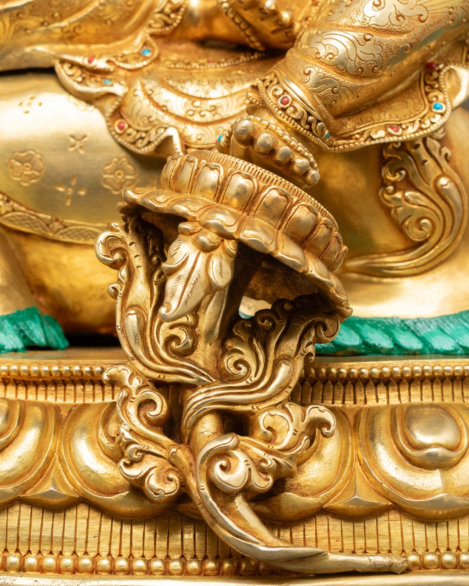 Simhada Manjushree Statue | Handmade Bodhisattva of Wisdom