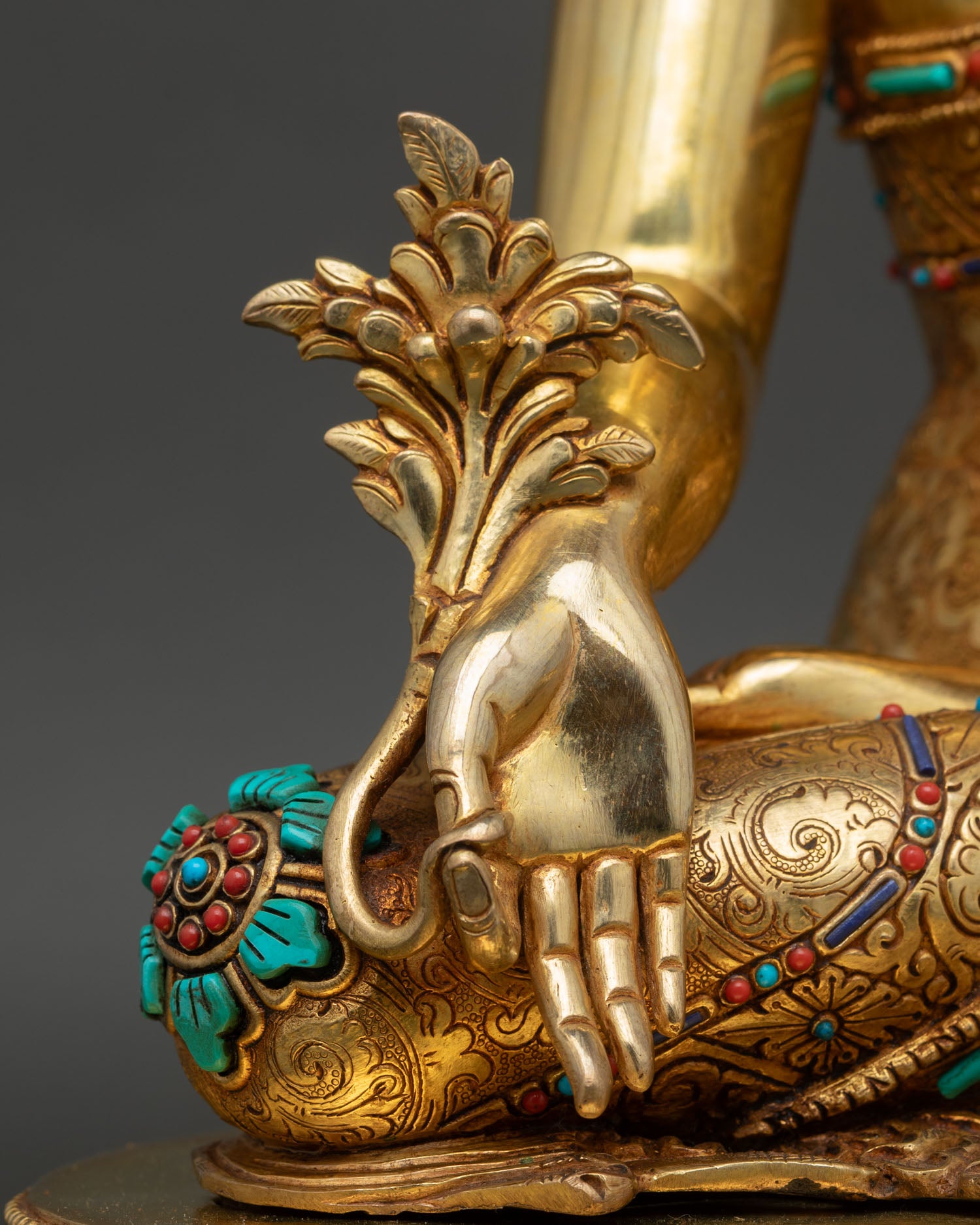 Large Medicine Buddha Copper Statue | Symbol of Healing & Wellness