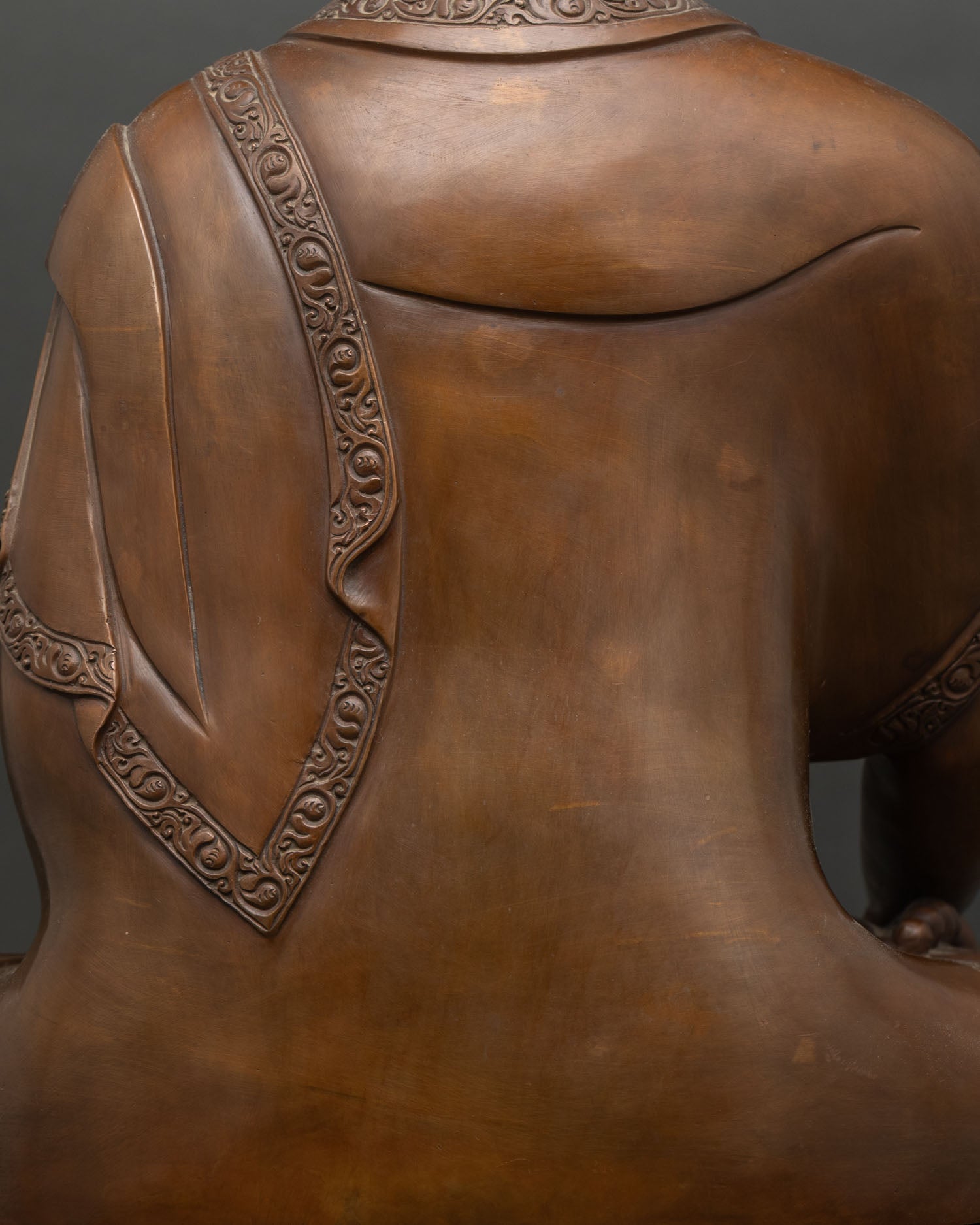 Oxidized Shakyamuni Buddha Statue – Handcrafted by Newari Artisans