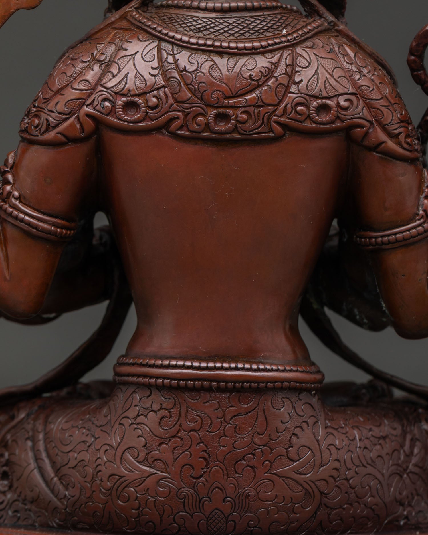 Four-Armed Chenrezig Statue | Traditional Nepalese Buddhist Art