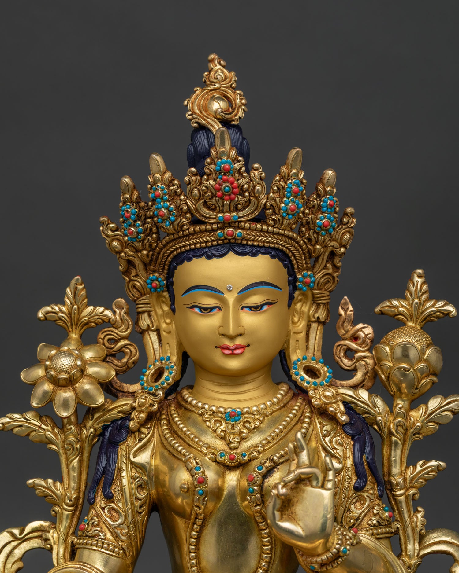 Green Tara Statue – High-Quality Tibetan Buddhist Sculpture