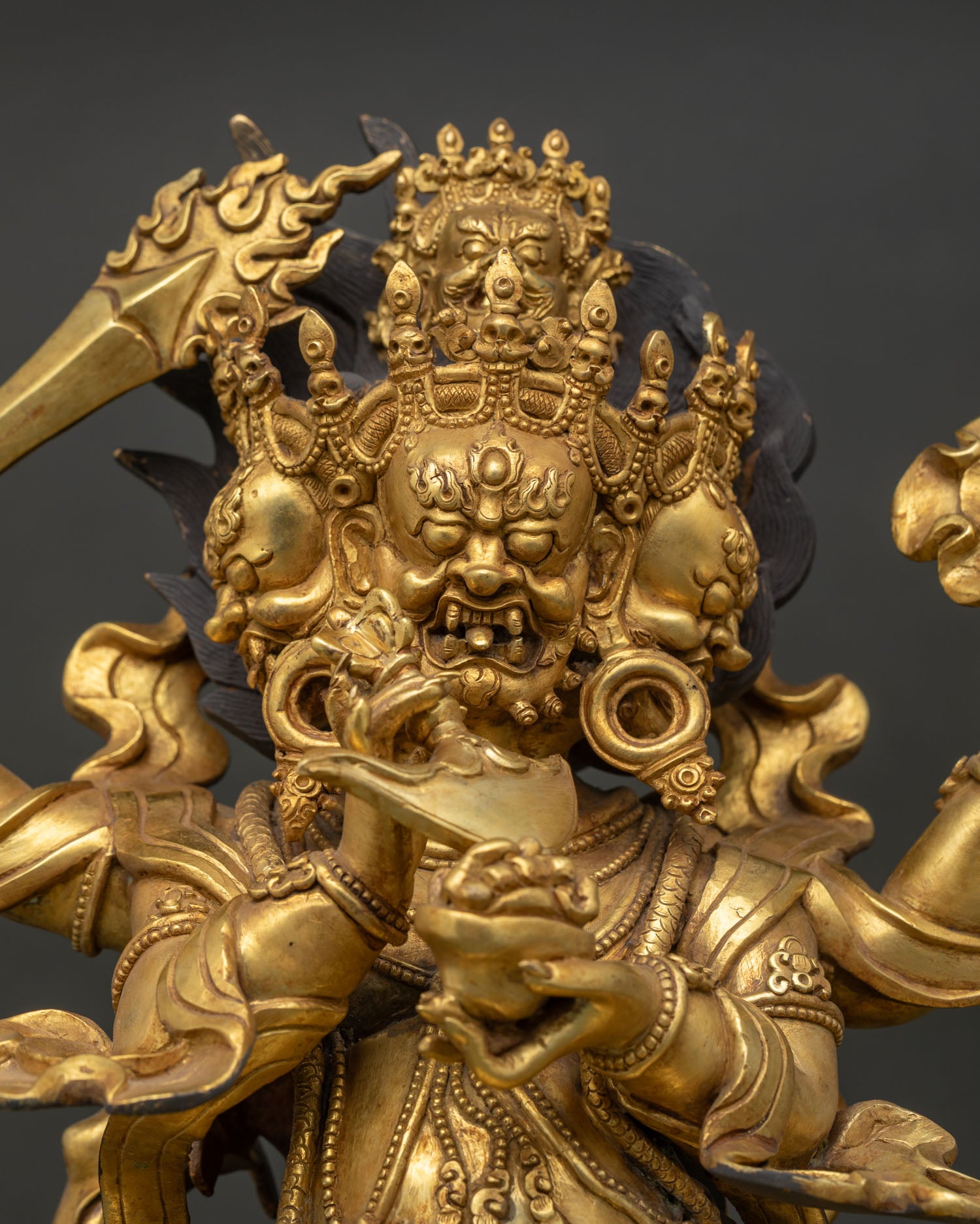 Four Arm Mahakala Statue