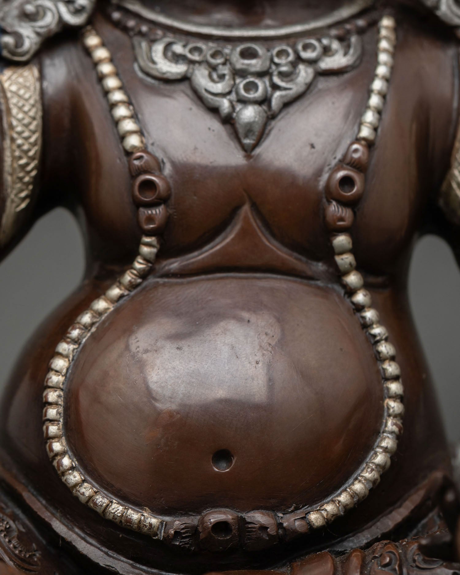 Dzambhala Statue – Handcrafted Wealth Deity Copper Sculpture