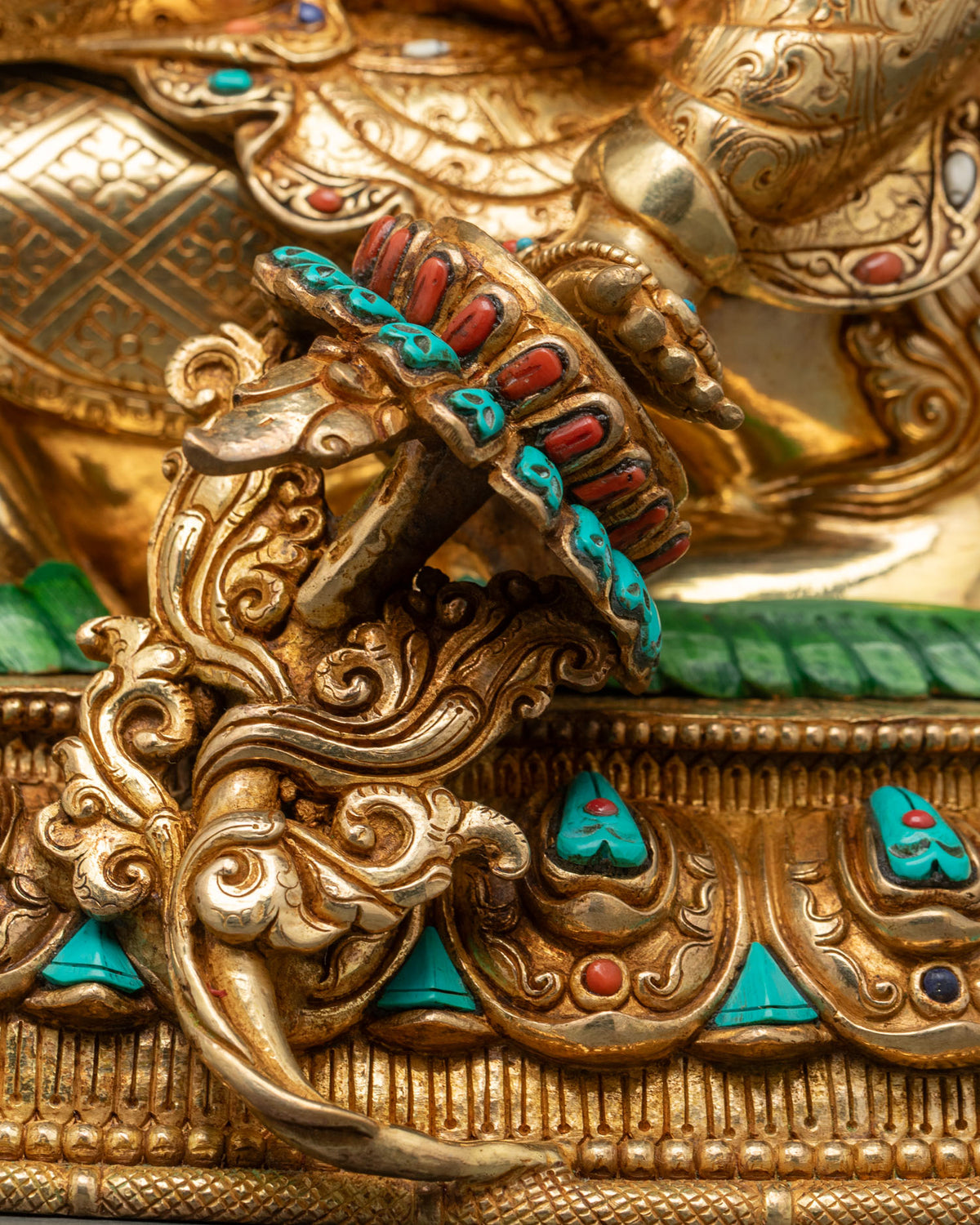 Manjushri Copper Statue | Bodhisattva of Wisdom for Meditation Spaces
