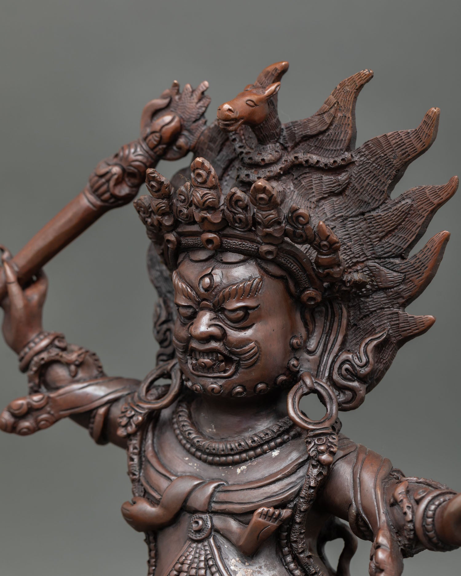 Hayagriva Statue | Nepalese Traditional Copper Craftsmanship