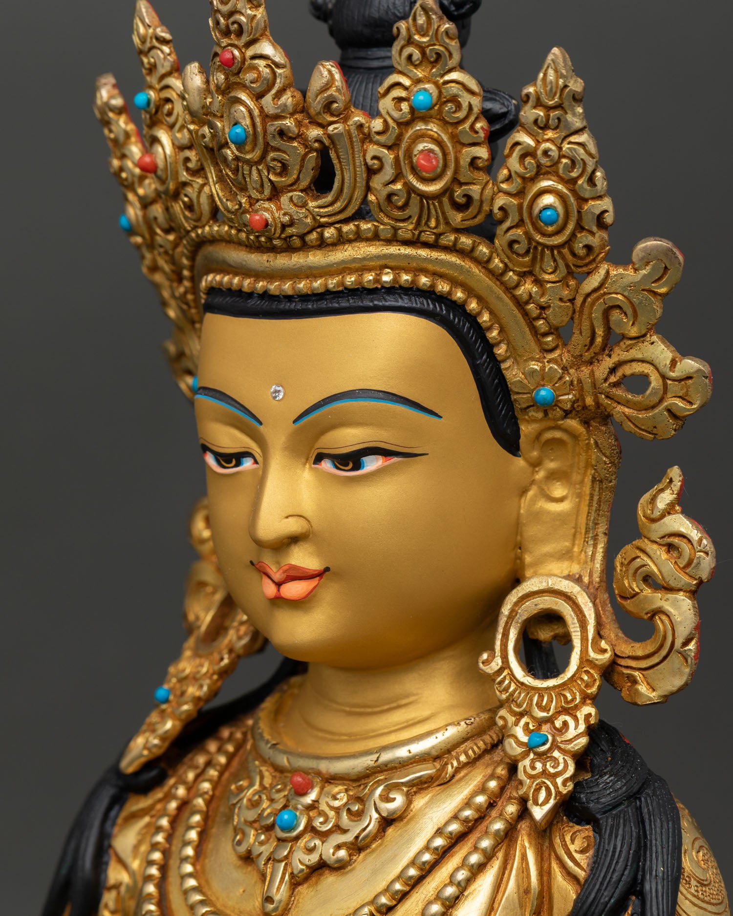 Kshitigarbha Statue | Sacred Protector for Altar & Meditation Space