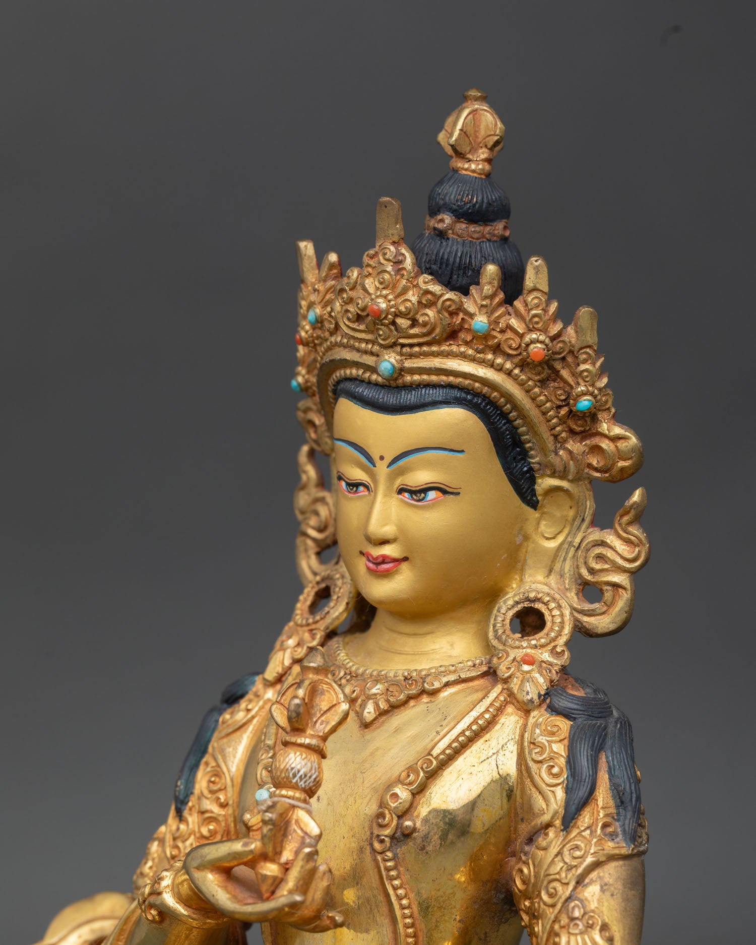 Handcrafted Vajrasattva Statue for Spiritual Cleansing