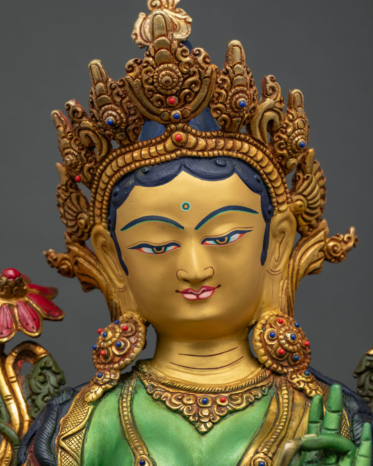 Green Tara Statue