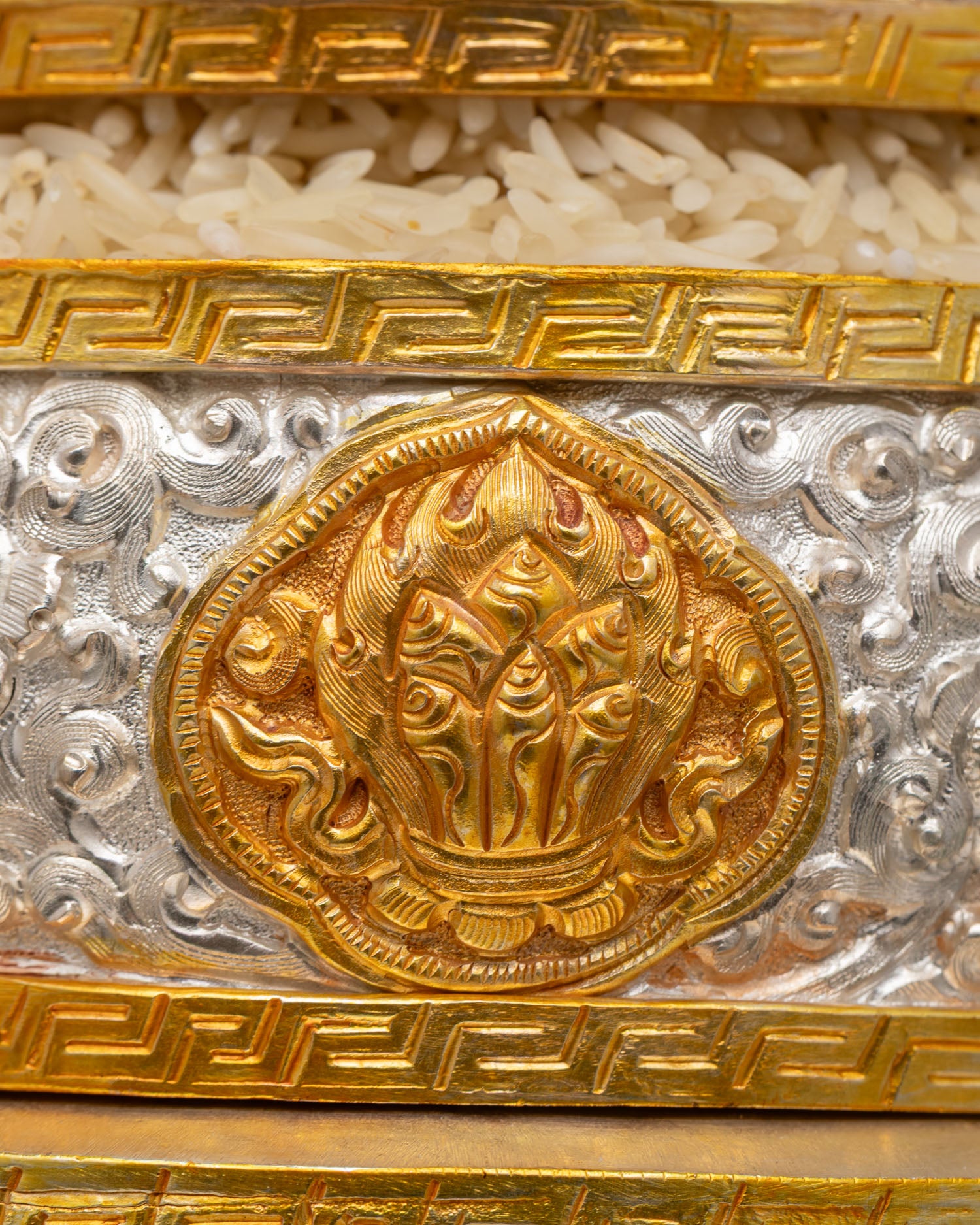 6" Buddhist Mandala Offering Set | Traditional Altar Decor