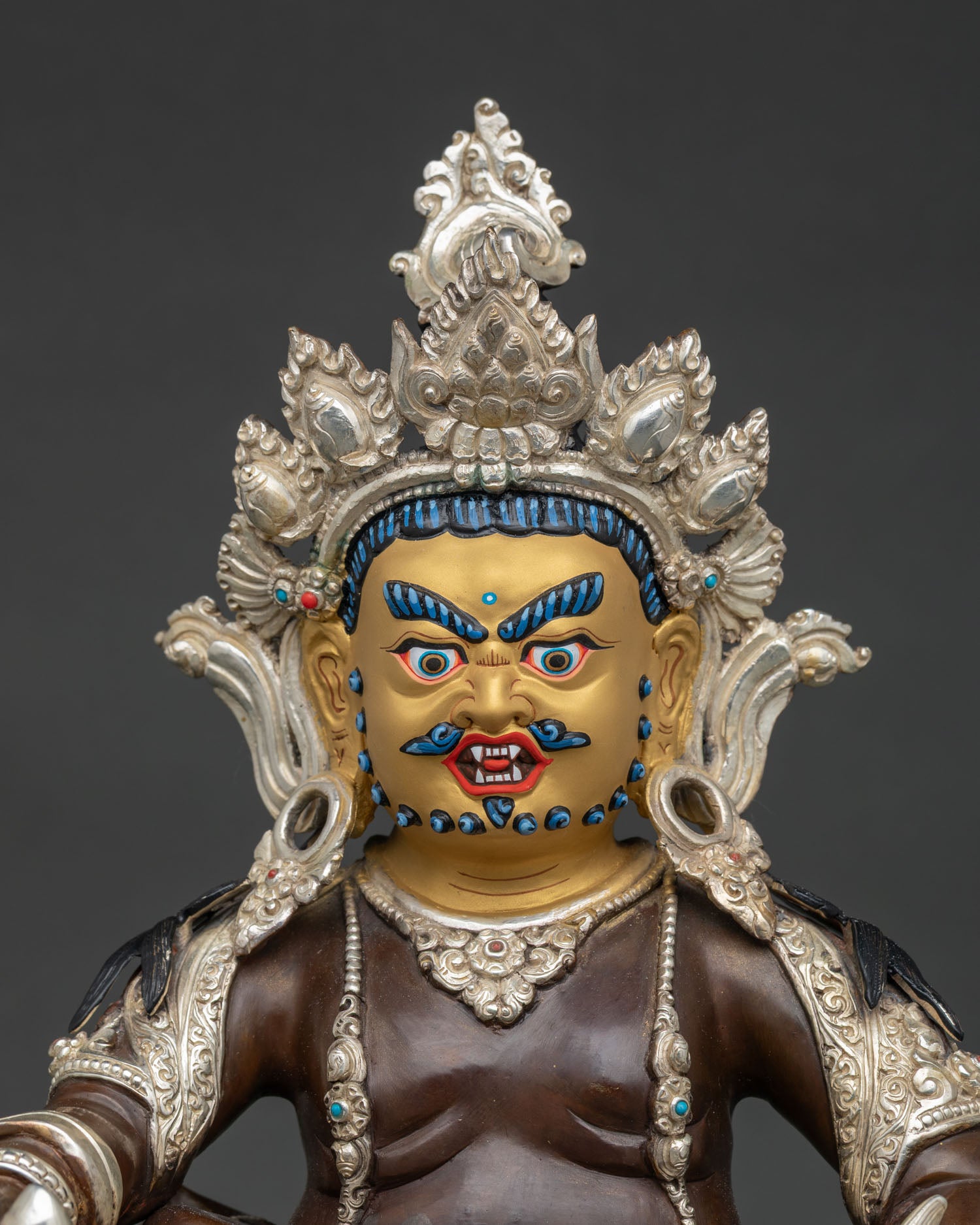 Red Dzambhala Statue