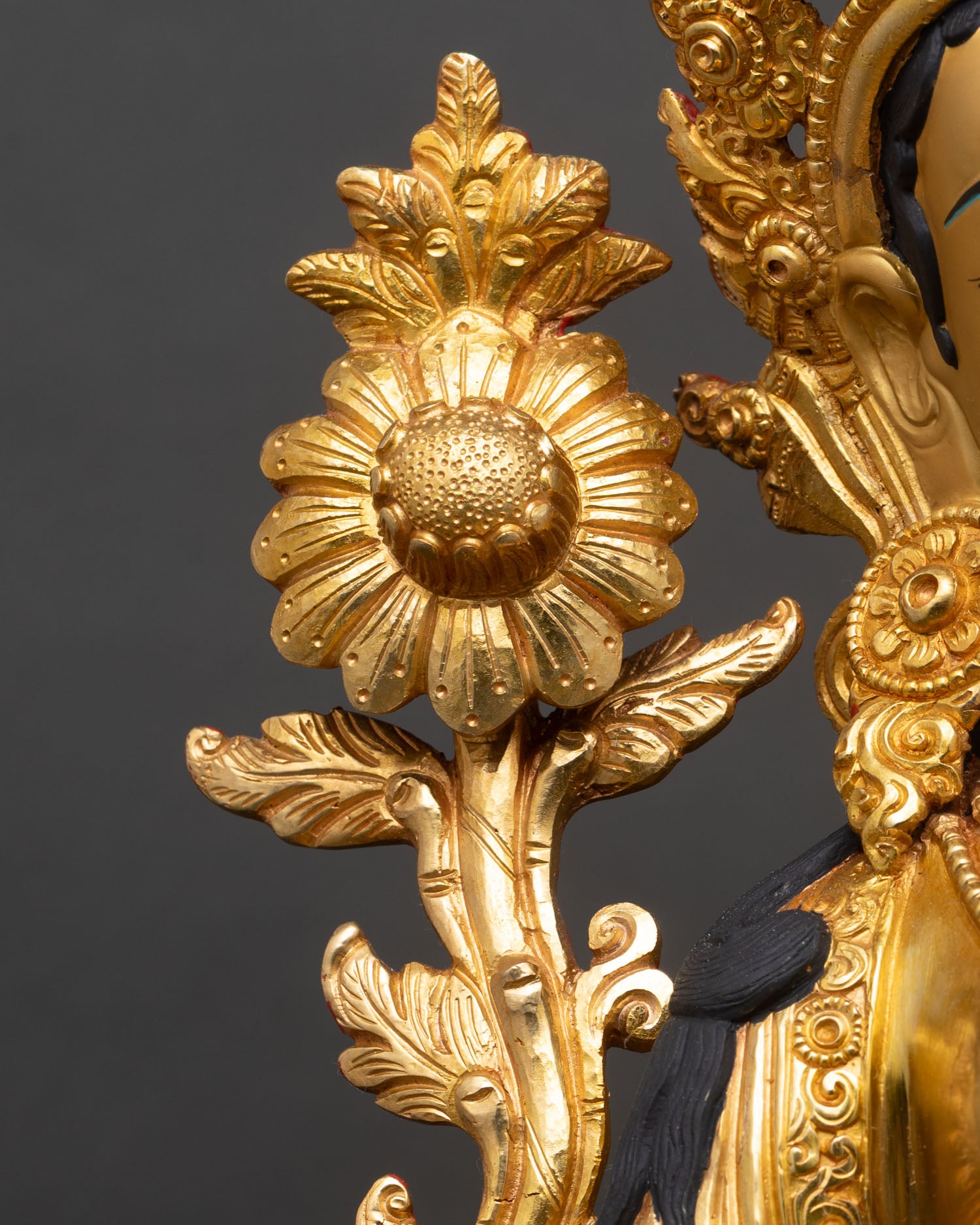 Green Tara Statue | Nepalese Spiritual Artwork