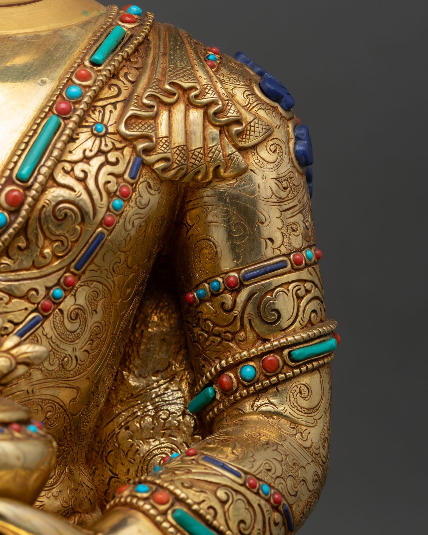 Large Medicine Buddha Copper Statue | Symbol of Healing & Wellness