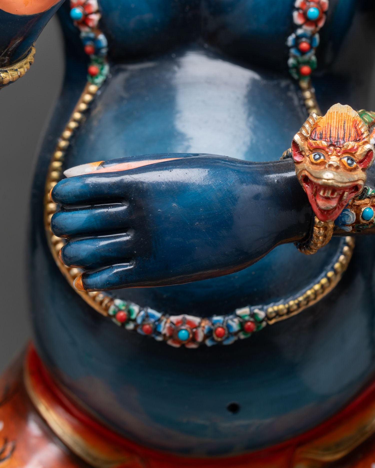 Ucchusma Statue | Wrathful Buddhist Guardian Deity