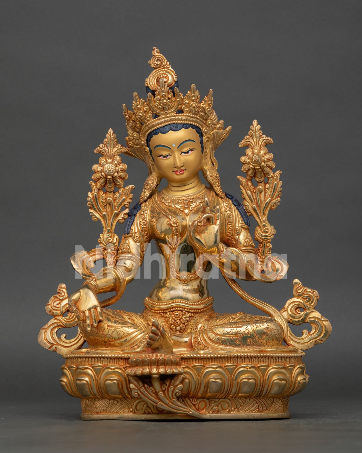 Green Tara Statue | Handcrafted Buddhist Spiritual Art