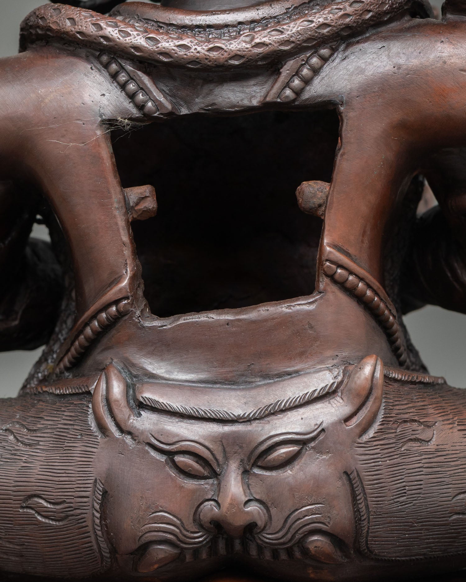 Four Armed Mahakala | Hand-Carved Nepalese Sacred Art