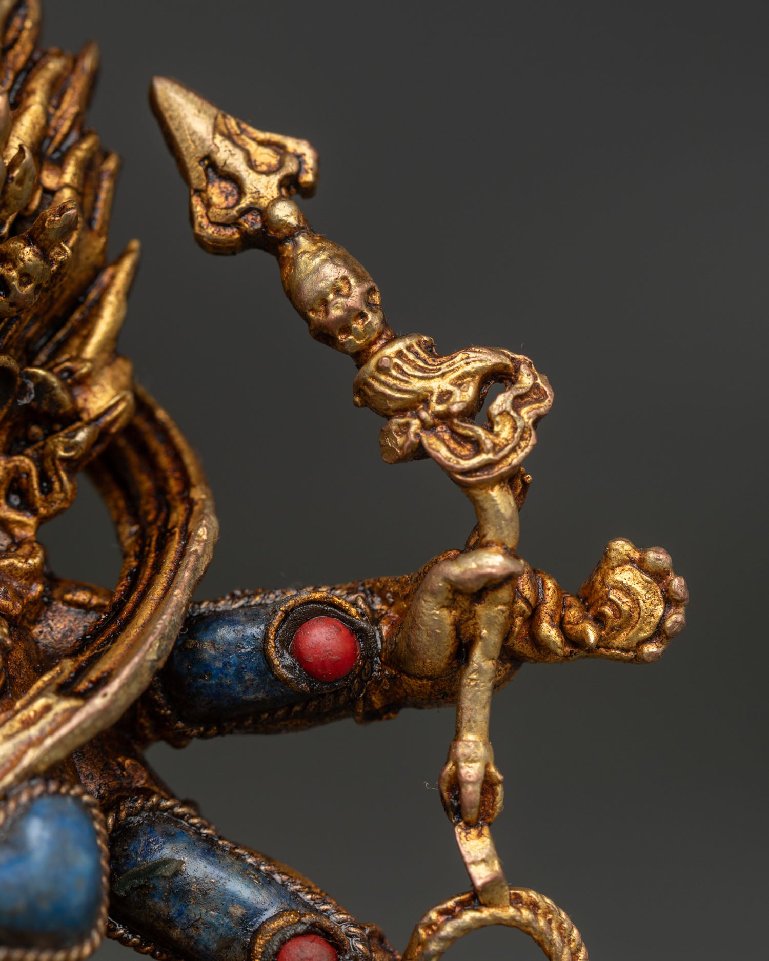 Six-Armed Mahakala Statue | Newari Craftsmanship