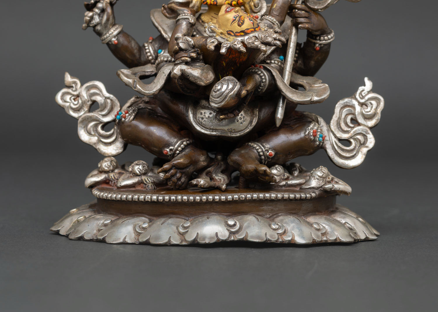 Four Armed Mahakala Statue | Powerful Guardian Deity Artwork