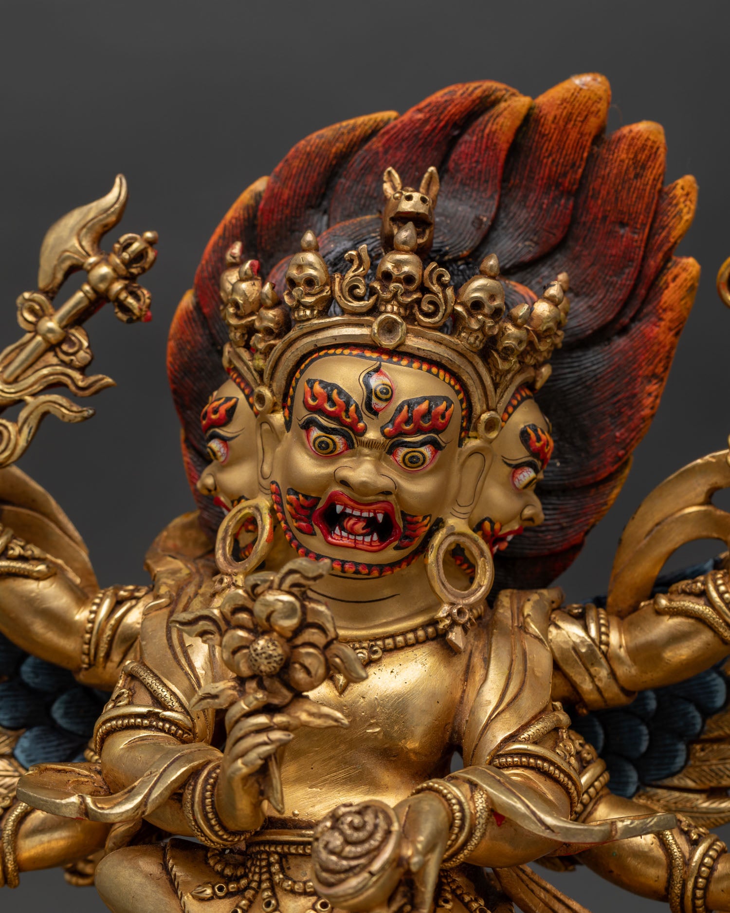 Buddhist Hayagriva Statue | Protector Against Obstacles and Negativity