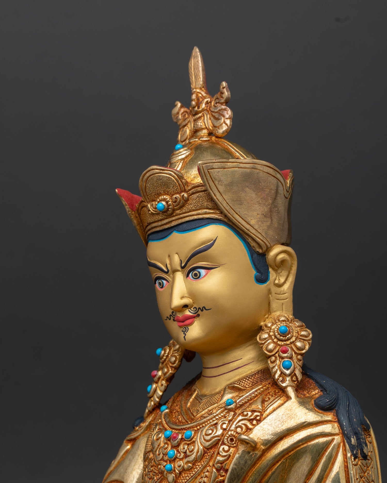 Guru Rinpoche Statue | Sacred Himalayan Buddhist Art