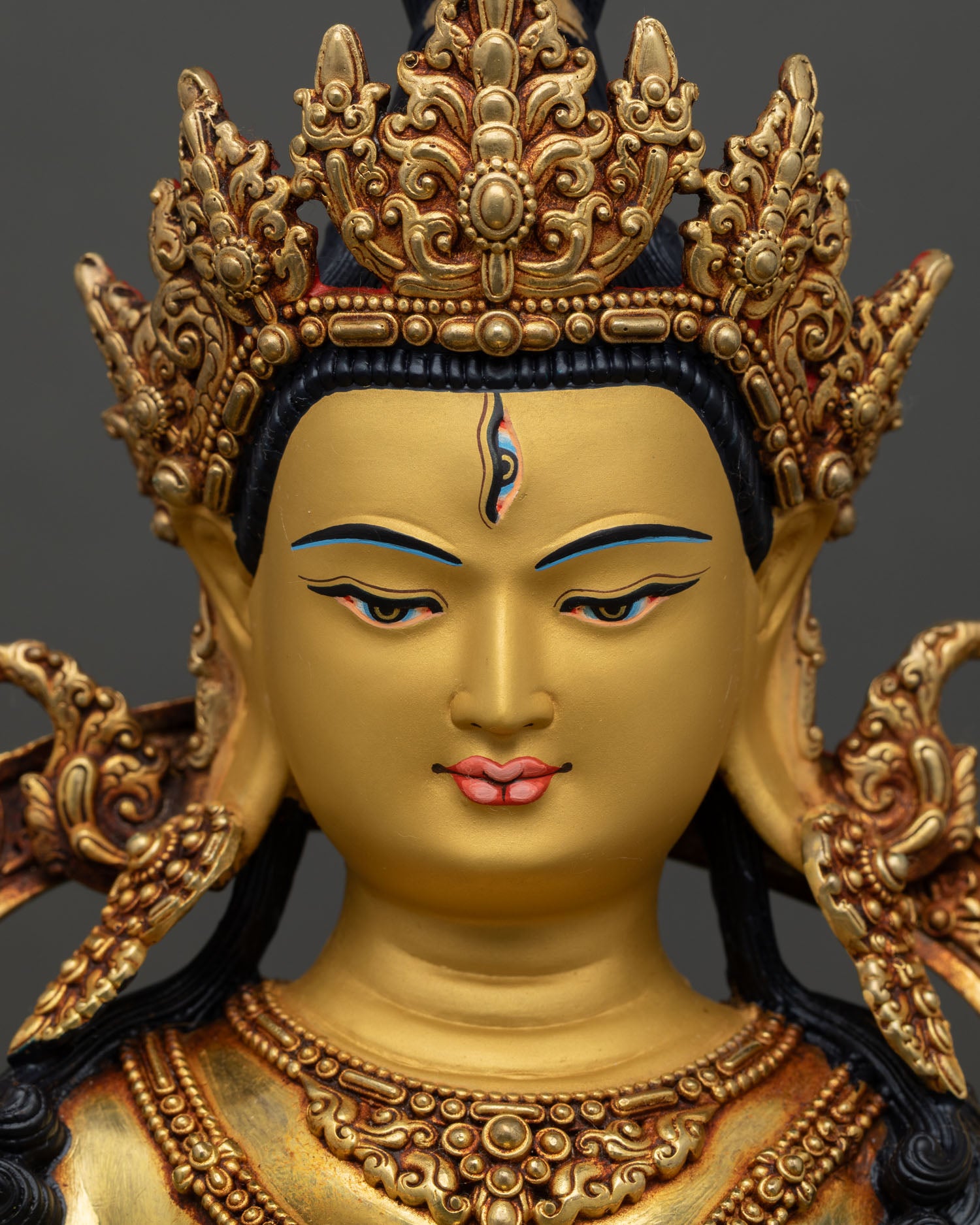 White Tara Statue | Seven-Eyed Goddess of Longevity