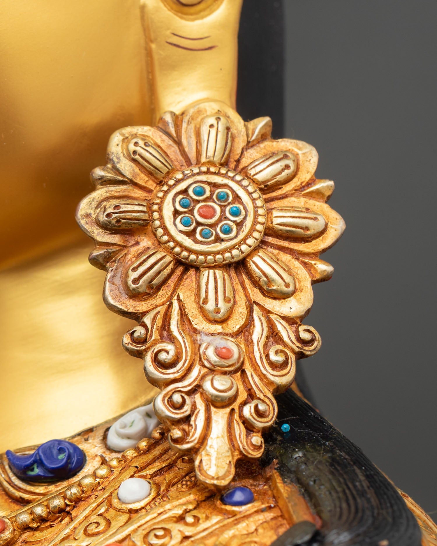 Enlightened Guru Rinpoche | Lost Wax Copper Sculpture