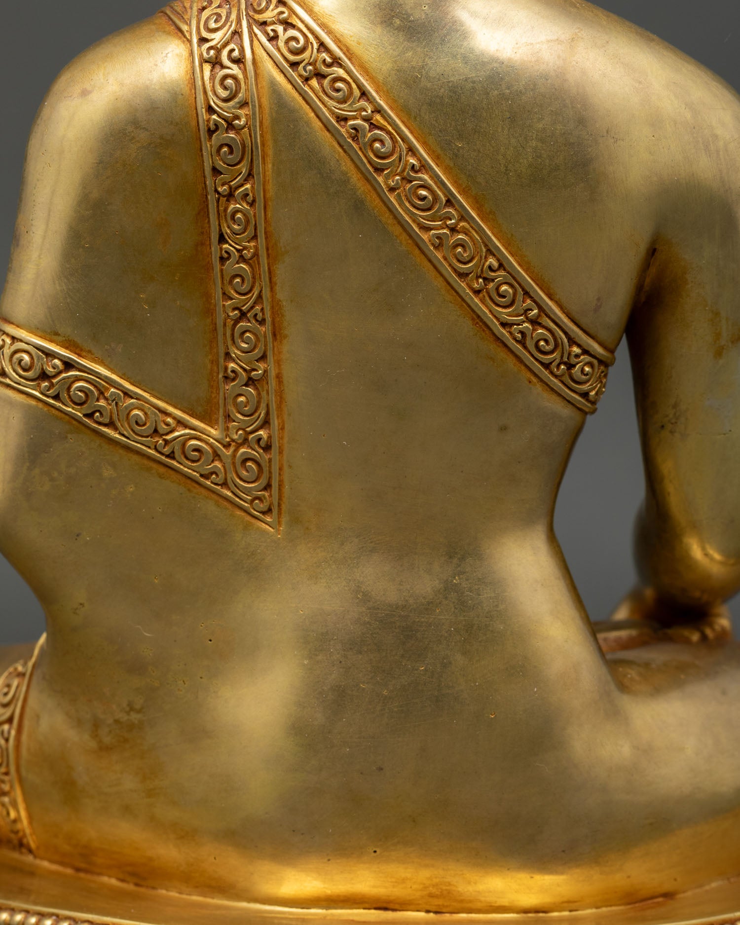 Shakyamuni Buddha | 24K Gold Gilded Copper Sculpture