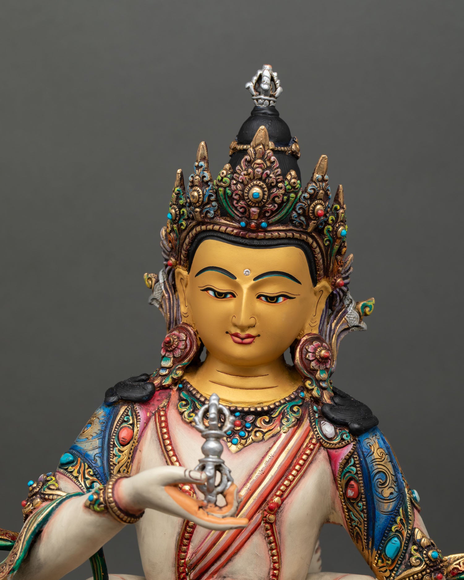 Vajrasattva and Consort | Sacred Vajrayana Union Sculpture