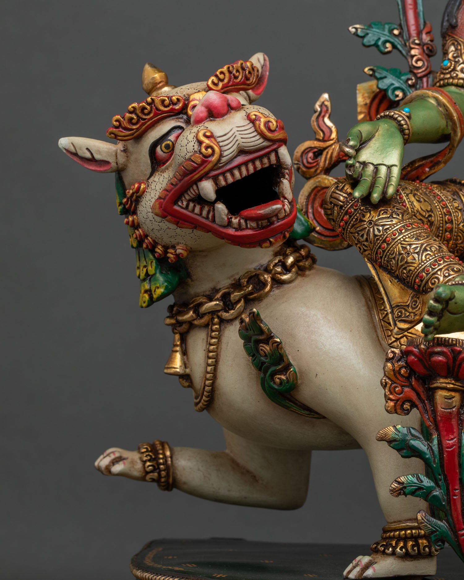 Unique Simhanada Tara Statue | Awakened Mother of Buddhas