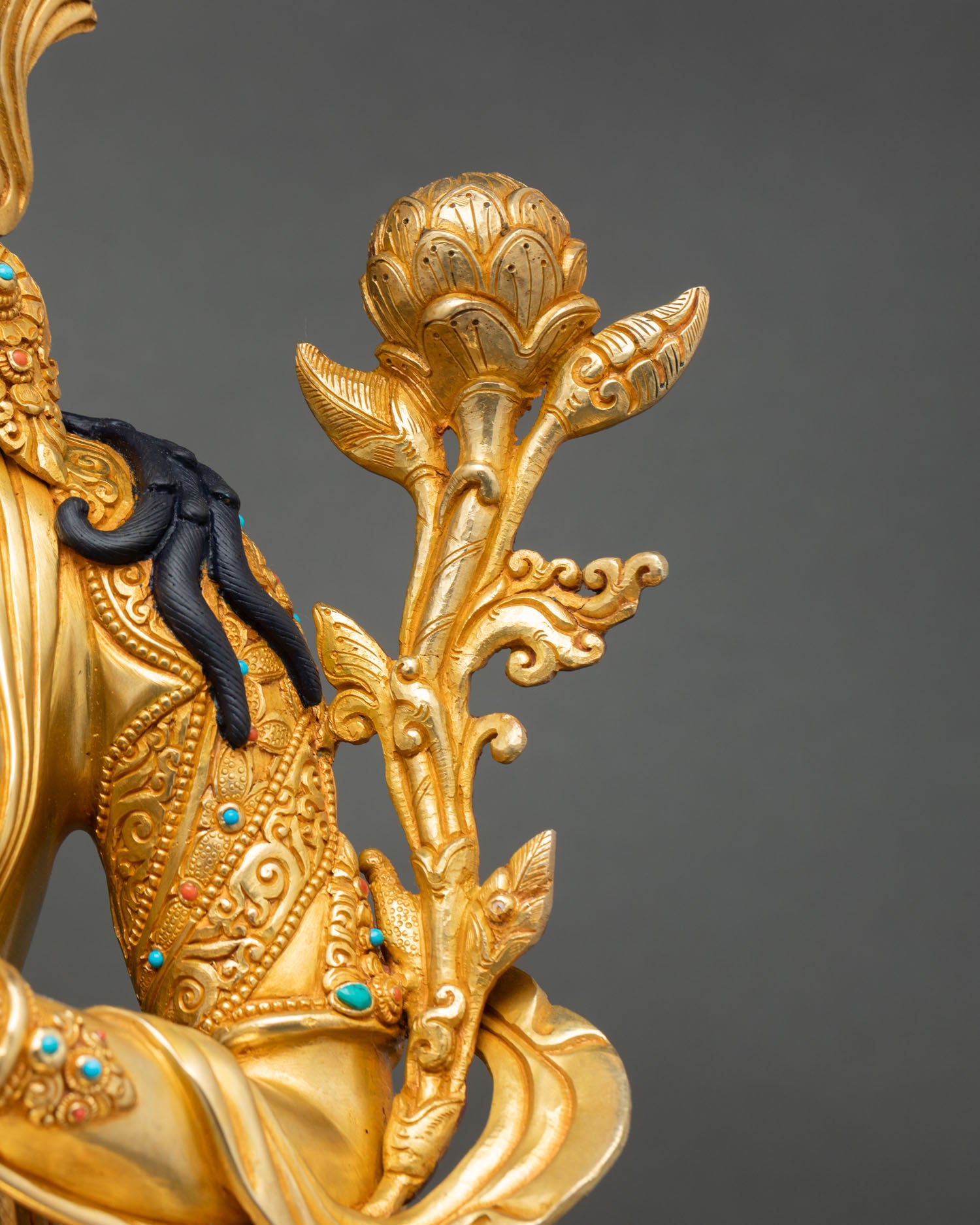Beautiful White Tara | Himalayan Meditation Copper Sculpture