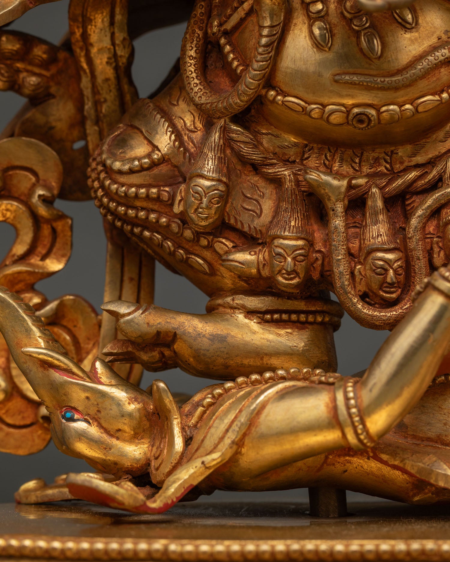 Six-Armed Mahakala Statue | Traditional Himalayan Buddhist Art