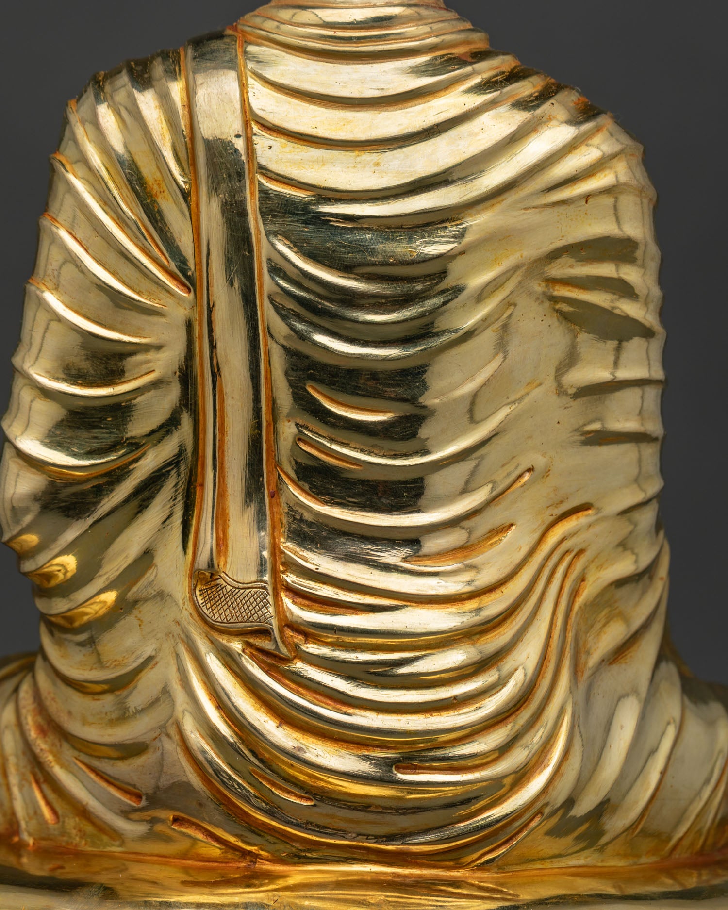 Shakyamuni Buddha Statue with Jeweled Throne | Nepali Art & Craft