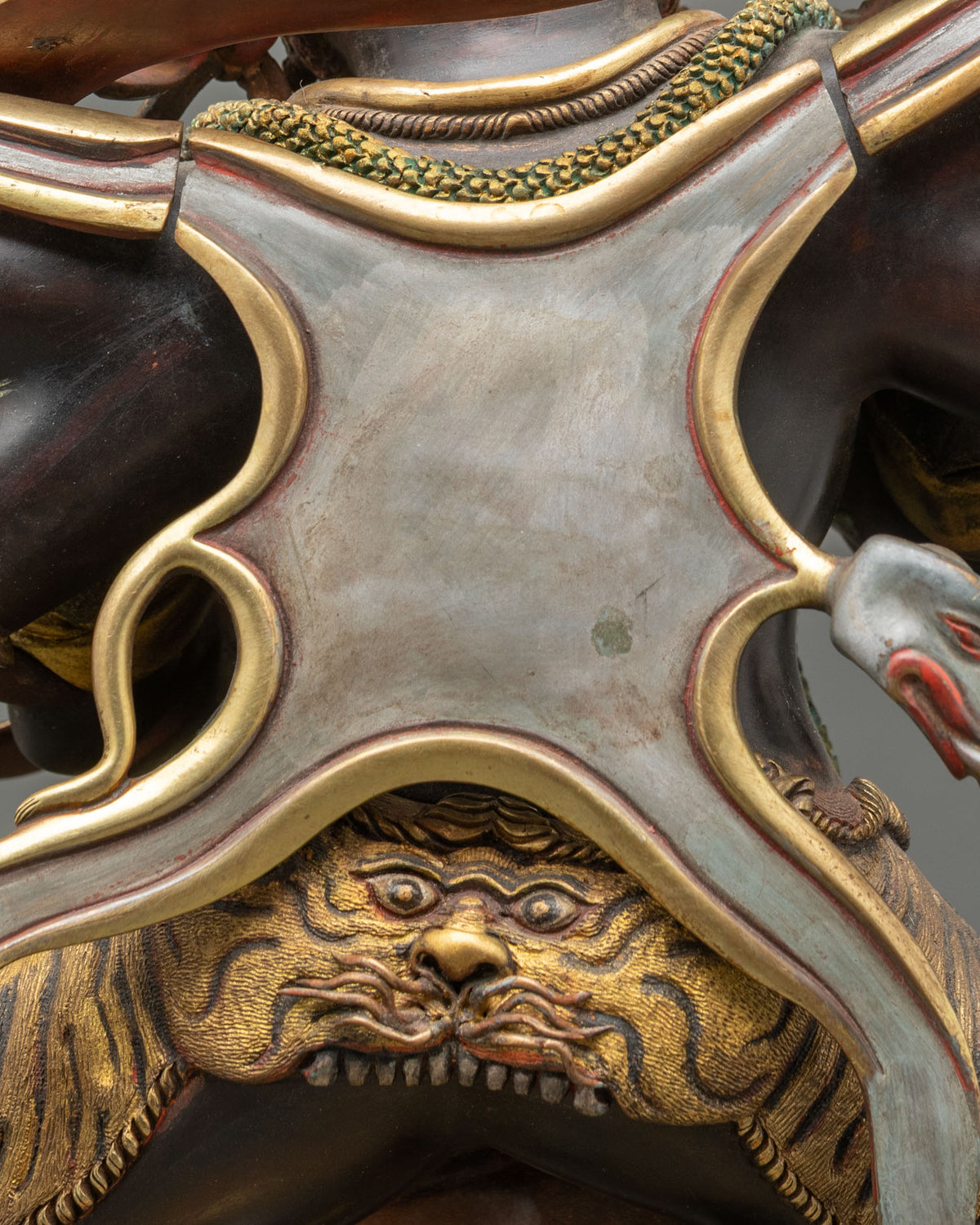 Authentic Six Armed Mahakala Copper Statue | Handmade in Nepal