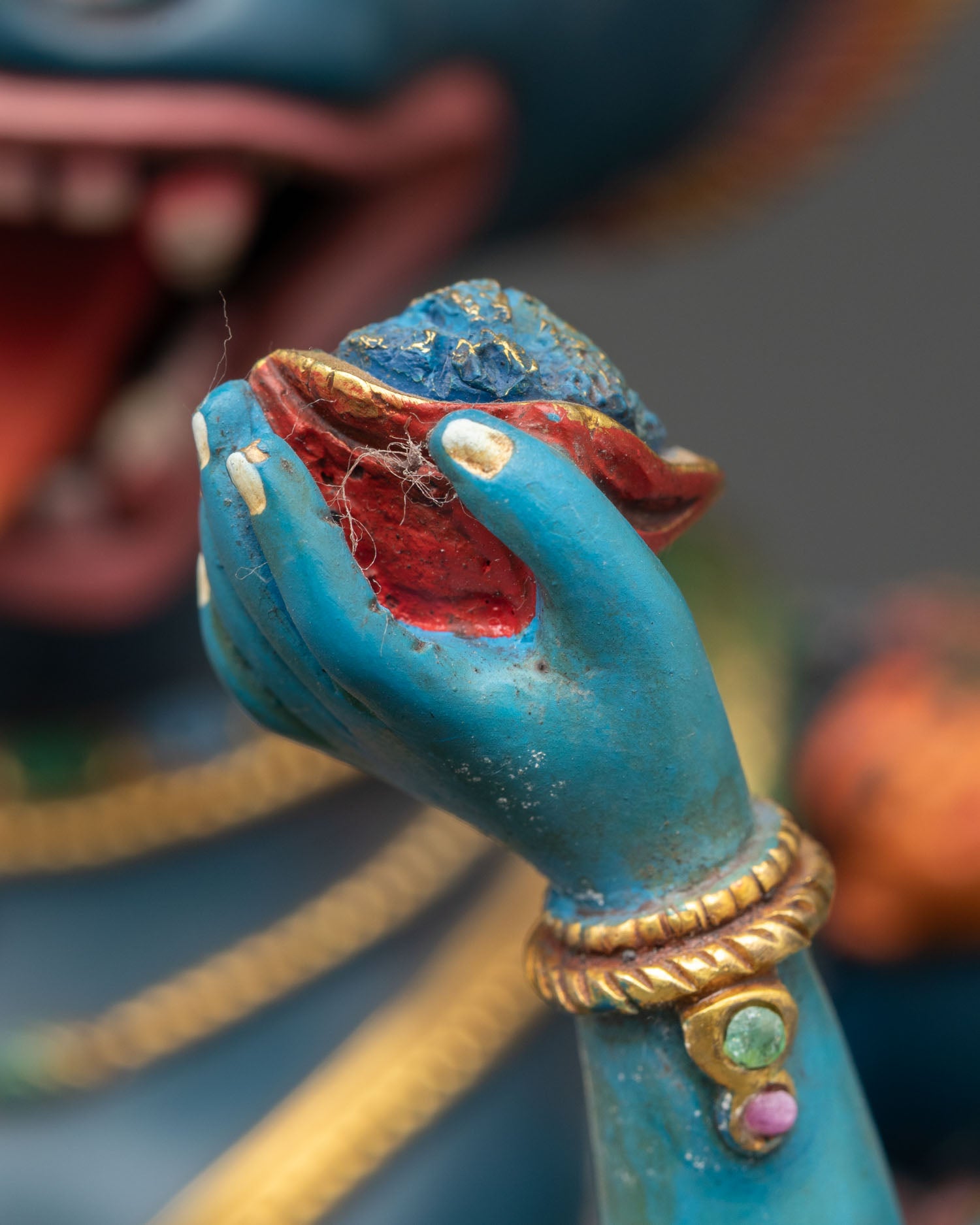 Yamantaka Statue | Sacred Vajrayana Wrathful Protector