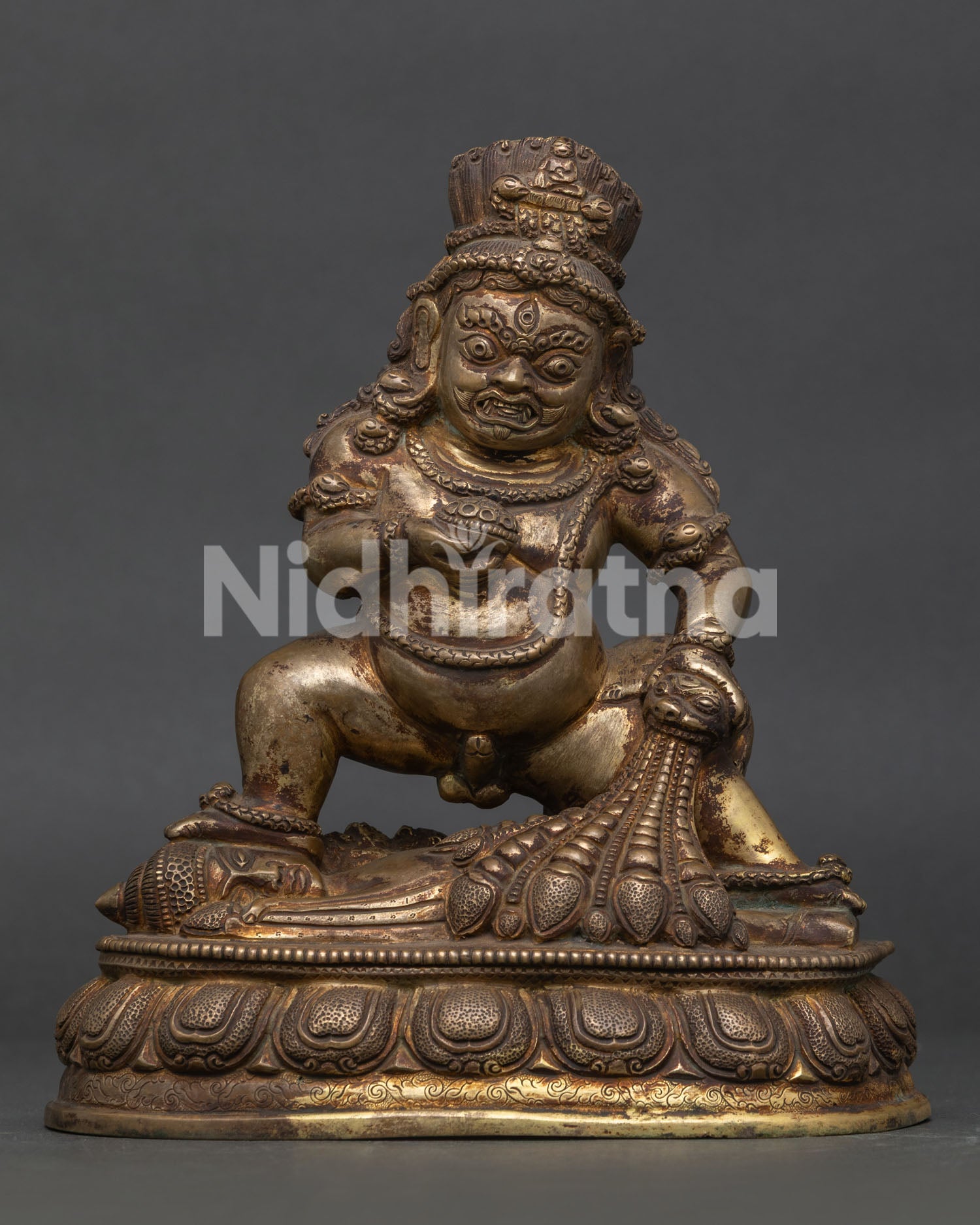 Black Dzambhala Statue