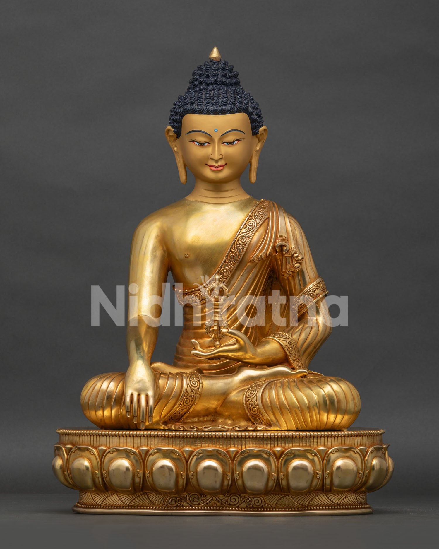 Collector-Grade Mitrugpa Buddha Statue | Fine Nepalese Artwork
