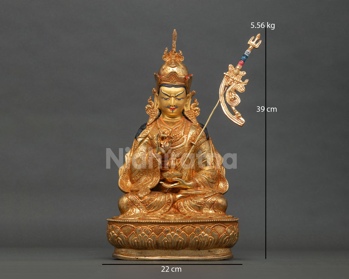 Guru Tsokye Dorje Statue for Meditation & Prayer | Handmade Nepal Art