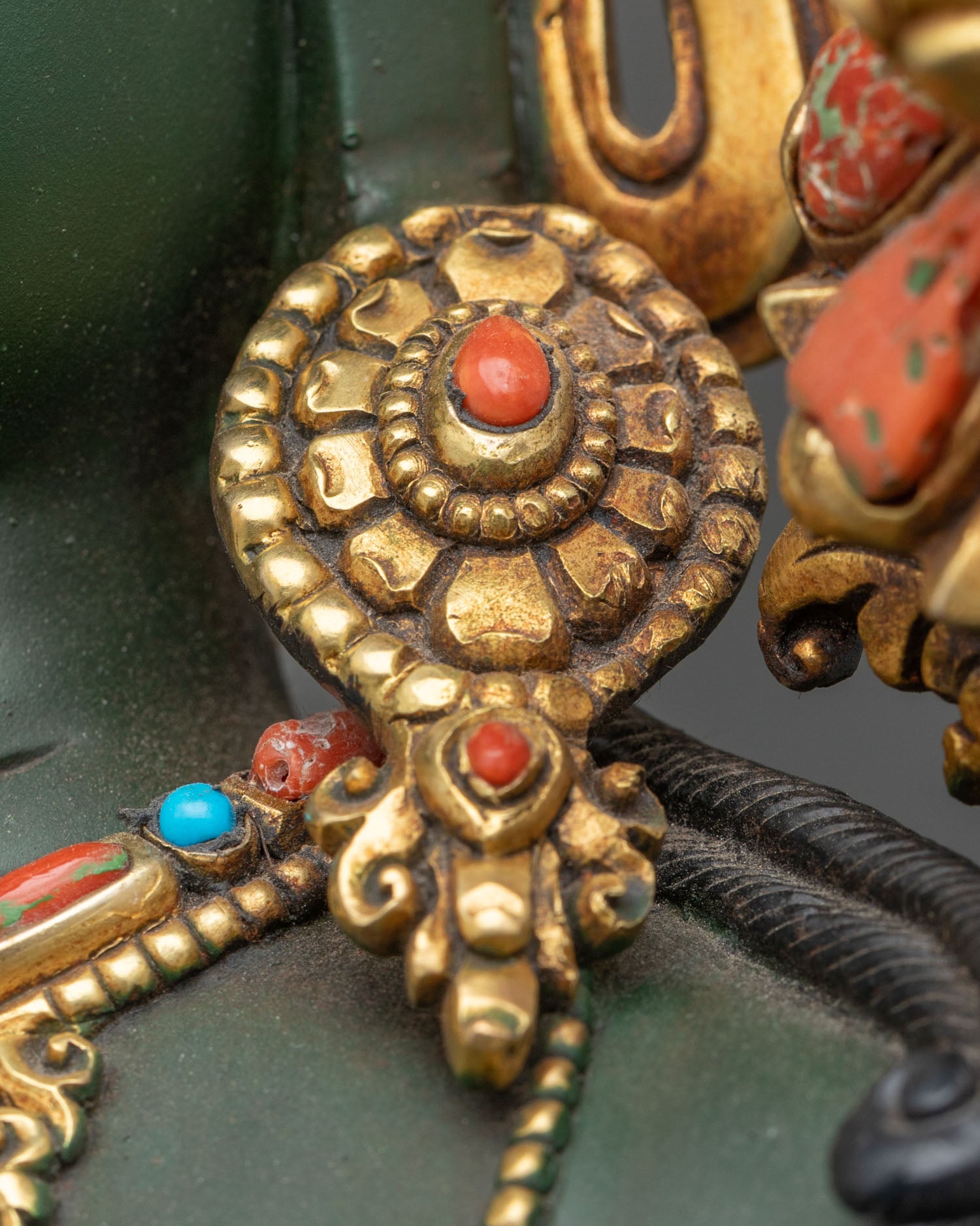 Standing Green Tara Statue | Large Buddhist Shrine Decor