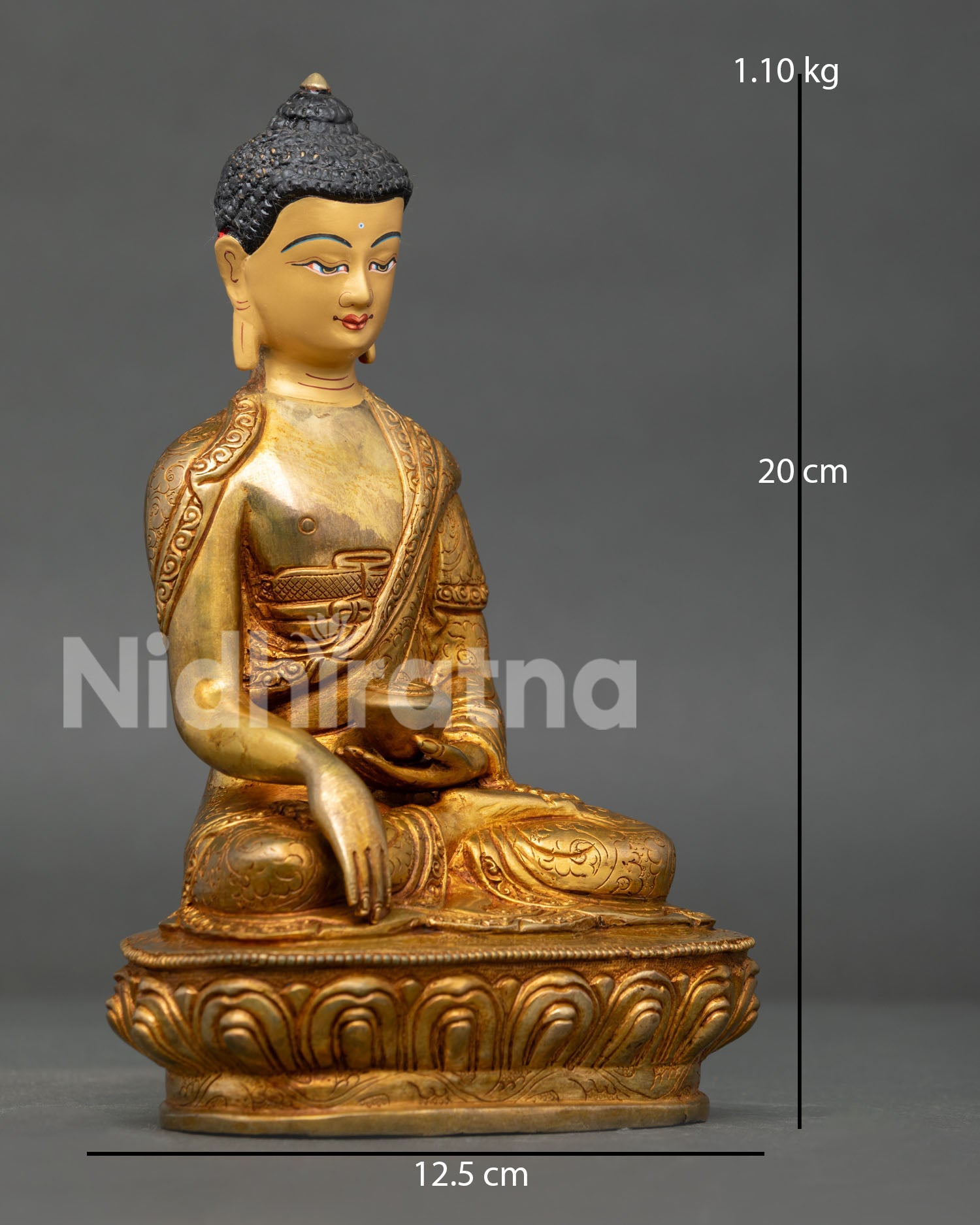 Shakyamuni Buddha Statue | Handmade Buddhist Deity Sculpture