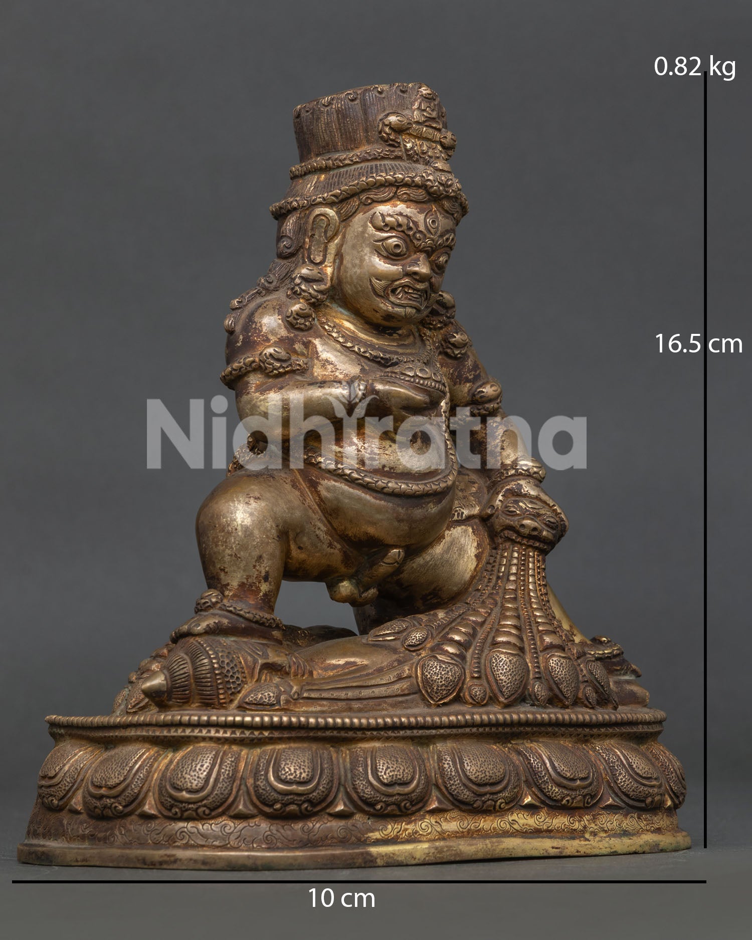 Black Dzambhala Statue