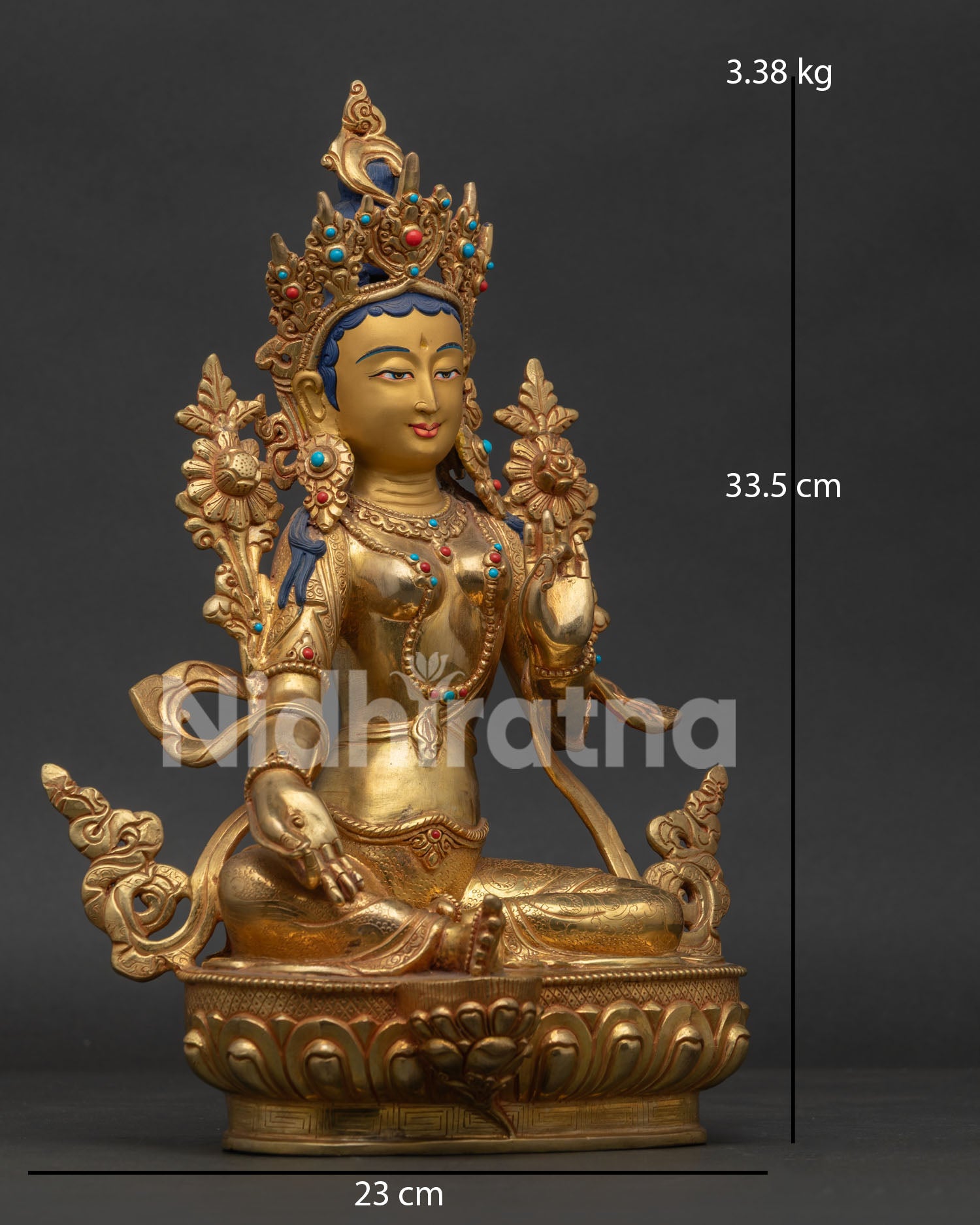 Mother Green Tara Statue | Handcrafted Buddhist Art from Nepal