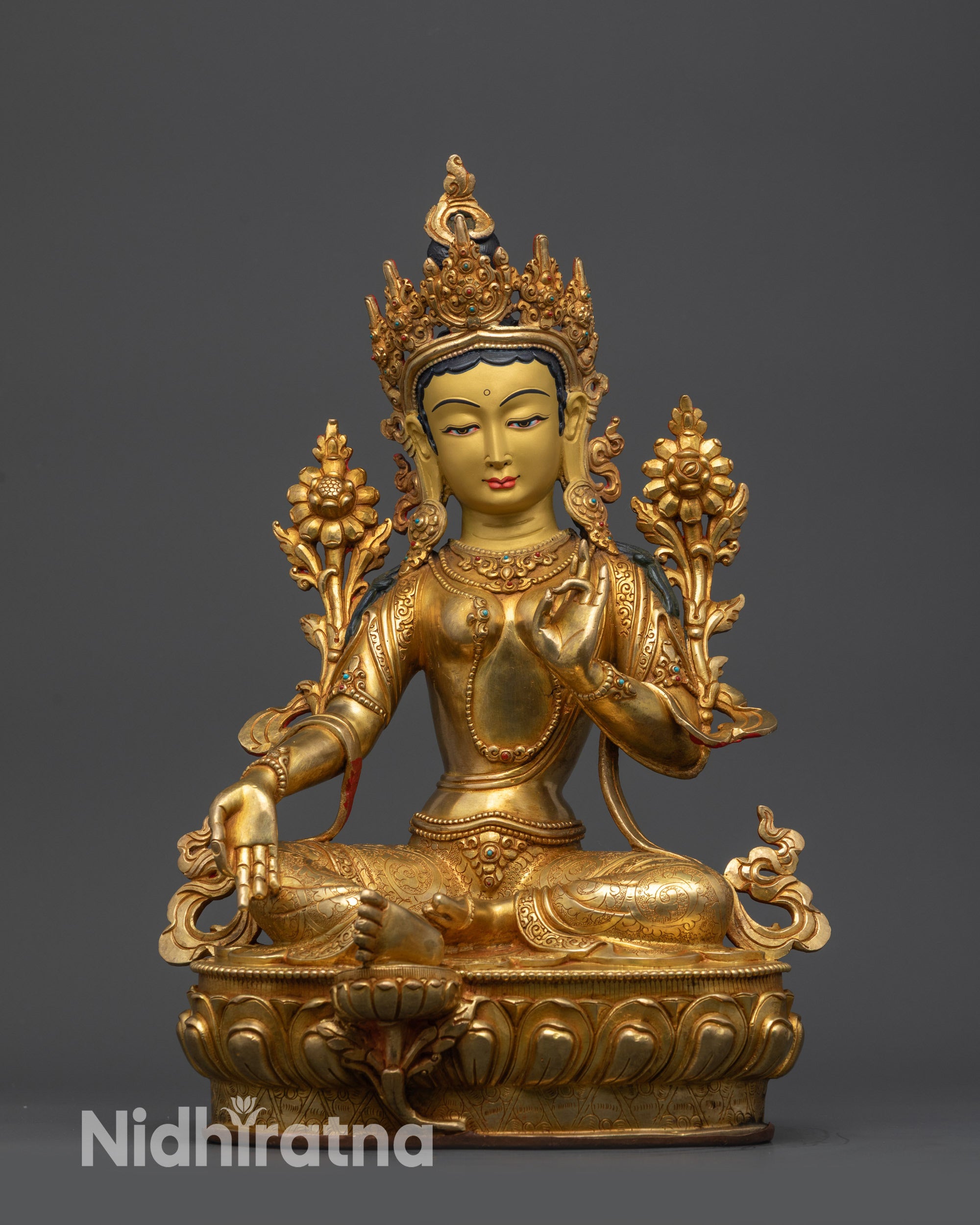Green Tara Statue