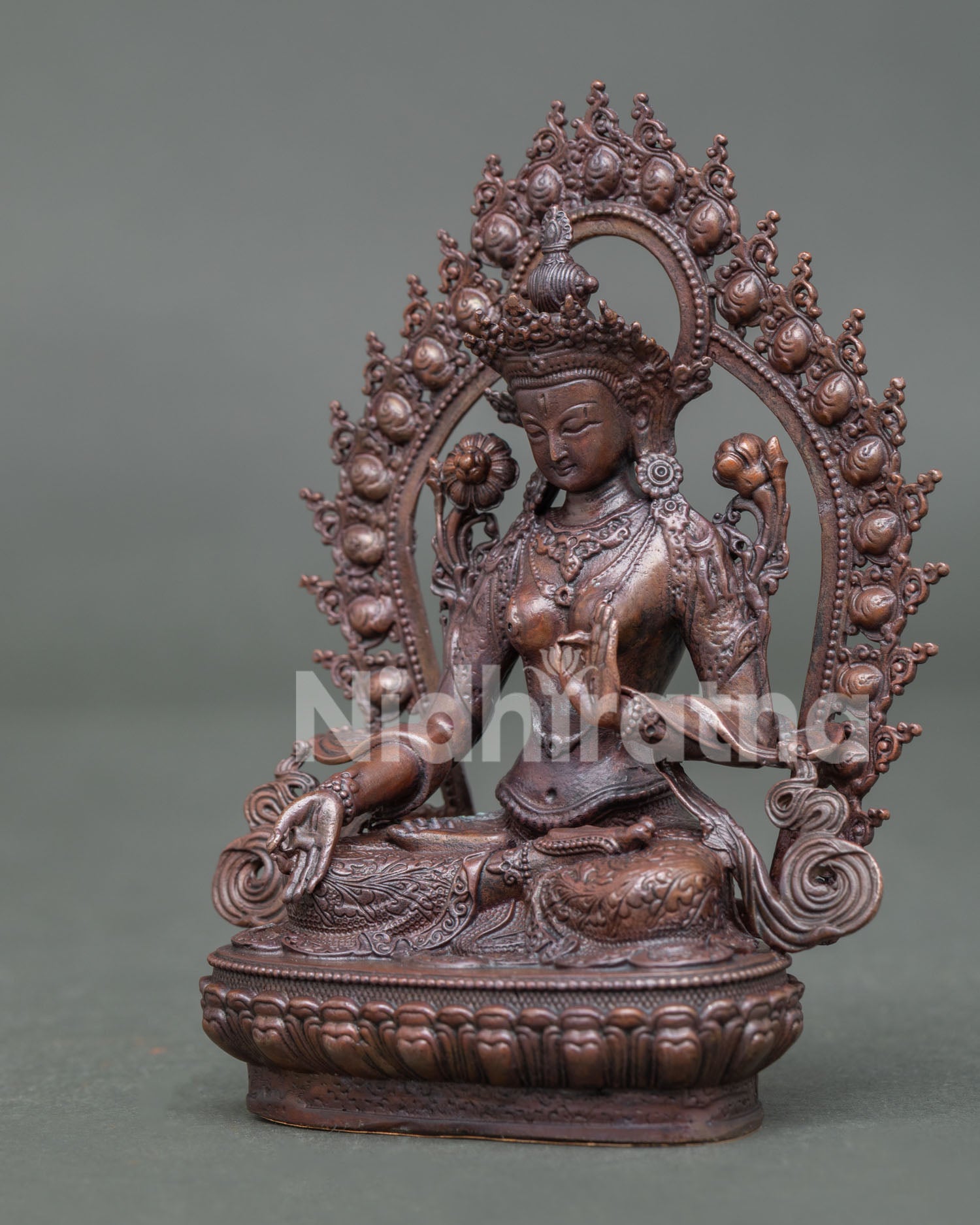 White Tara Statue | Hand-Carved Nepalese Art